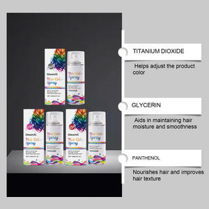 GleamXi Vente en gros de colorant capillaire <span class=keywords><strong>temporaire</strong></span> <span class=keywords><strong>rose</strong></span> rouge argenté en spray 120 ml - Product Image 4