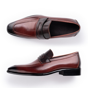 Accessori moda personalizzabili Slip-On da <span class=keywords><strong>uomo</strong></span> <span class=keywords><strong>eleganti</strong></span> in pelle formale fatti a mano per occasioni autunnali - Product Image 2