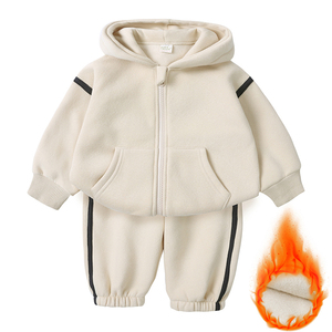 Bộ Quần Áo Thể Thao Mùa Đông Cho Trẻ Em, Bộ Đồ Thể Thao Bé Trai Bé Gái Mới <span class=keywords><strong>2025</strong></span>, Áo Hoodie, Quần Jogger - Product Image 4