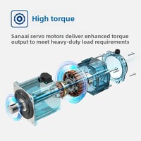 Kit de pilote de moteur servo monophasé série K3 400W/750W/1kW, pilote de moteur servo synchrone à aimant permanent AC