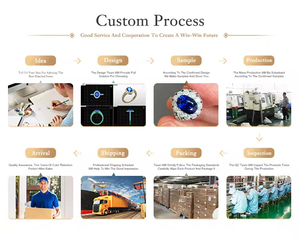 Oem & ODM tùy chỉnh đồ trang sức 1 cái tùy chỉnh engagement bán buôn 14k 18K vàng laser logo OEM ODM đám cưới moissanite Nhẫn thiết kế - Product Image 3