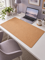 Tapis de bureau en liège avec logo personnalisé, impression OEM, tapis de table naturel antidérapant et imperméable pour cadeau d'entreprise