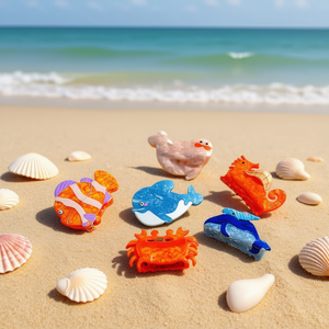 Clip per capelli Ocean Series da 8 cm, accessorio per capelli per donne e ragazze - Product Image 2