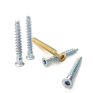 Confirmación de muebles galvanizados Tornillos de 7x50mm con ranura hexagonal de 4 mm - Product Image 3