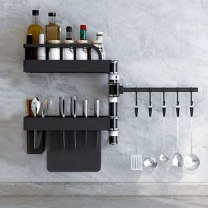 Ziye — étagère murale de <span class=keywords><strong>cuisine</strong></span> en ville de chao, à 3 niveaux, support rotatif à 360 degrés en acier inoxydable, multifonctionnel - Product Image 2