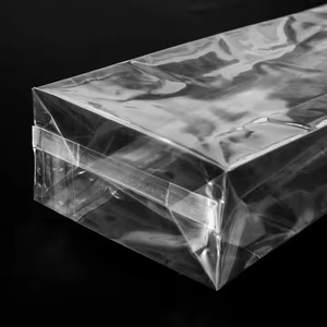 Sacchetti in BOPP trasparente da 1,5 mil con fondo piatto e soffietti laterali, termosaldabili, personalizzabili con logo, per alimenti - Product Image 4