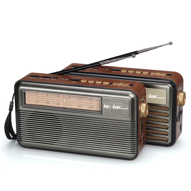 M-520BTS New Portable Wireless Solar Panel Charging Usb Music Player Fm Am Sw 3 Band Solar Radio With Bt Speaker