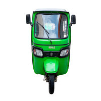 Tricycle électrique de transport de passagers de qualité supérieure, robuste, 72V 5000W 120Ah LFP, capacité de charge de 500 kg, 7 places, vitesse de 55 km/h, pour travaux en extérieur