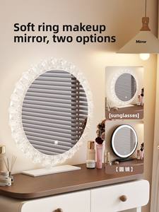 Nouvelle coiffeuse style crème 2025, moderne, simple et minimaliste, pour chambre à coucher, avec armoire <span class=keywords><strong>de</strong></span> rangement intégrée en bois massif - Product Image 5