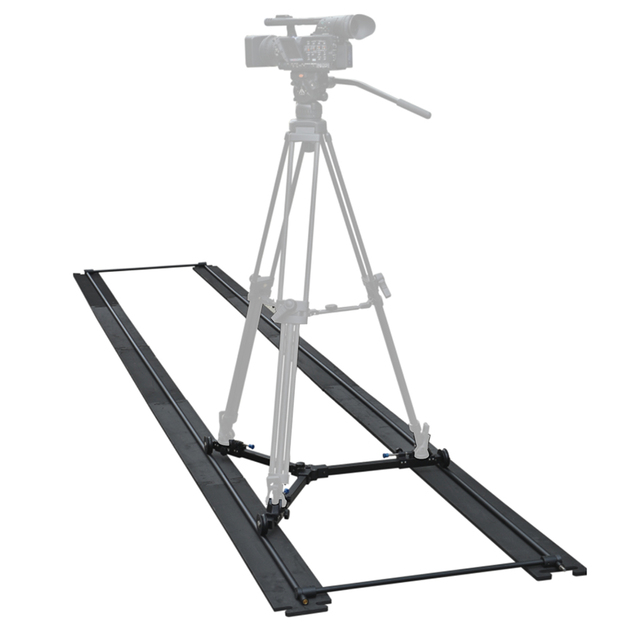 EIMAGE ED330 5 Meters Aluminum DSLR Video Camera Portable Dolly Track Rail Slider With Padded Foam Carrying case