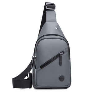 Men's Crossbody Bag Oxford Cloth Water Resistant Large Capacity Everyday Use Gray Black Green Blue Solid Color - Product Image 5