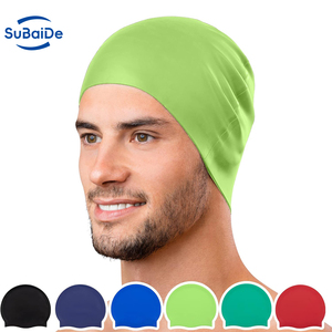Bonnets <span class=keywords><strong>de</strong></span> bain en silicone amusants et originaux avec logo personnalisé du fabricant pour <span class=keywords><strong>piscine</strong></span> - Product Image 3