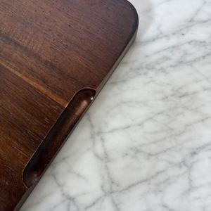 Acacia Wood Serving <b>Tray</b> 34x25x2cm Solid Color For <b>Tea</b> Coffee Hotel Use - Product Image 4
