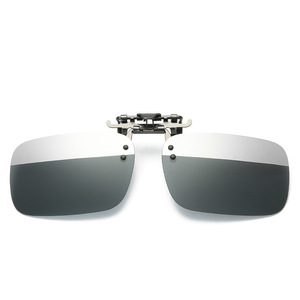 Polarized <b>Clip</b>-On Sunglasses Lenses UV400 Resin Metal <b>Frame</b> Unisex Driving Night Vision Sun Protection Fashion Outfits - Product Image 3