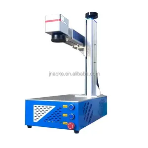 JPT MOPA M7 Bedienplatz Boden-Typ Glasfaser-Laser-Markierungsmaschine mit Computer auf Metallbecher 20 W 30 W 50 W 60 W 80 W 100 W