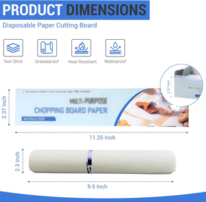Novedades 2025: Tabla de Cortar Multiusos, Resistente a la Grasa, Impermeable, Antiadherente, Resistente al Calor, Reciclable y Desechable - Product Image 2