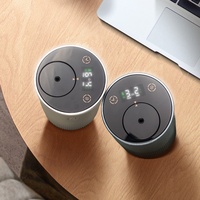 Tragbarer schnur loser intelligenter digitaler Touchscreen Mini-USB-Aroma diffusor Wasserloses ätherisches Öl für ätherisches Autozubehör
