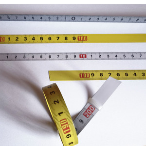 Стальная самоклеящаяся измерительная лента только стальная линейная лента 1 м-100 м металлическая плоская линейка левосторонняя правая мягкая линейка для чтения - Product Image 4