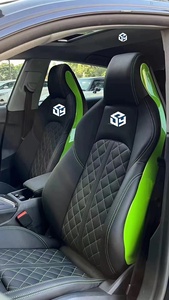 Funda de asiento de coche de repuesto completo de cuero de Napa <span class=keywords><strong>Beige</strong></span> personalizado para <span class=keywords><strong>Audi</strong></span> A3 A4 A5 A6 A7 Q3 Q5 Q7 <span class=keywords><strong>Q8</strong></span> - Product Image 2