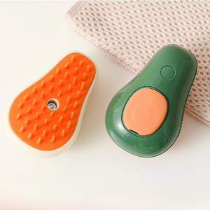 Cepillo de vapor para gatos y perros, peine eléctrico autolimpiante con vapor para masaje, cepillo pulverizador para mascotas con forma de aguacate - Product Image 6
