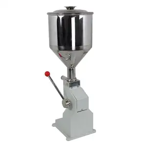 Máquina de enchimento líquido manual de pasta a03 5-50ml, garantia por ano