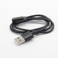 Fabrik-Großhandel USB-A-Stecker auf 4-PIN POGO-PIN-Anschluss für Smartwatch-Aufladung in der Elektronik-Ladebranche
