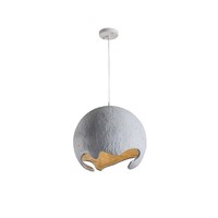 Lampes suspendues en résine de style japonais, modernes et minimalistes, idéales pour Instagram, pour salon, restaurant, éclairage LED à coque unique