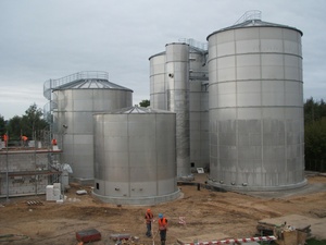 3500m3 bắt vít lên men kỵ khí bể thép không gỉ lò phản ứng động cơ tự động xử lý nước thải thực phẩm đồ uống - Product Image 2