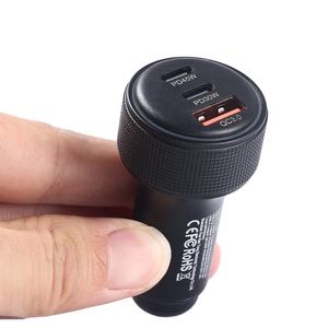 <span class=keywords><strong>Chargeur</strong></span> de voiture USB C HNT 93W 3 ports, adaptateur de voiture super rapide Type C, charge PD/QC, allume-cigare pour iPhone iPad MacBook Android - Product Image 2