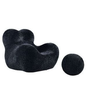 Fauteuil inclinable en forme de S pour maman, idéal pour salon, balcon ou chambre, en <span class=keywords><strong>laine</strong></span> <span class=keywords><strong>bouclée</strong></span>, pour se détendre - Product Image 5