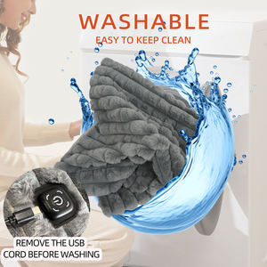 Coussin chauffant USB pour animaux de compagnie Tapis d'hiver imperméable pour chien et chat avec 5 niveaux de chauffage - Product Image 3