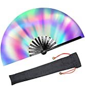 2025 Bán Nóng 33Cm Lớn Tùy Chỉnh Rave Người Hâm Mộ Cổ Điển Trung Quốc Nghệ Thuật Lớn Clark Bàn Giao Gấp Người Hâm Mộ Cho Khuyến Mãi - Product Image 4