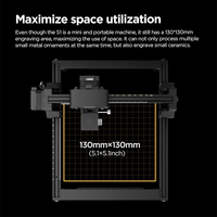 ACMER S1 Graveur/Découpeur Laser CNC Portable Mini Nouveau DIY Bois Acrylique Verre MDF Prise en charge par IA Laser Diode Haute Rigidité