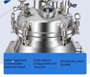 Réacteur multifonctionnel à double couche en acier inoxydable, réacteur de laboratoire haute pression, chauffé électriquement - Product Image 2