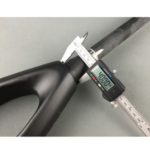 Fourche rigide en carbone conique <span class=keywords><strong>Toseek</strong></span> pour VTT 26''27.5''<span class=keywords><strong>29</strong></span>'' Fourche rigide de vélo noire Fourche de vélo - Product Image 5