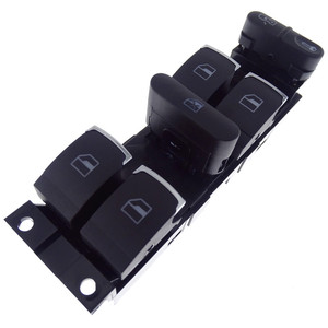 <span class=keywords><strong>Interruptor</strong></span> de controlador de ventana principal cromado para VW Jetta Golf GTI MK4 Passat B5 lado del conductor 3BD959857 3BD 959 857 1998-2005 - Product Image 1
