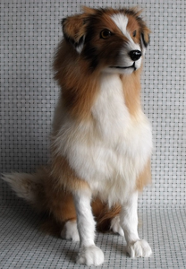 גודל גדול כלב כבשים דגם סטטי מדומה צעצועי בעלי חיים בקטיפה לילדים דגימת הוראה קוגניטיבית או אבזרי צילום - Product Image 2