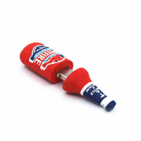 Nouveau 3.0 doux pvc bouteille de vin forme usb flash drive personnel utilisé spécial 1-64gb forme de bouteille de bière usb disque de mémoire flash