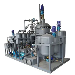 Fácil operación de vacío, sistema de aceite de Motor de desecho máquina de destilación