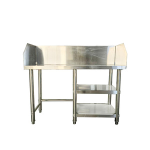 VICTORY Customized <b>Stainless</b> <b>Steel</b> Kitchen Equipment Work <b>Table</b> and Kill Fish Sink for Hotels and Restaurants for Supermarkets - Product Image 4