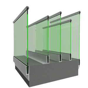Balustrades et mains courantes <span class=keywords><strong>de</strong></span> balcon d'appartement en acier inoxydable sans cadre à montage au sol, design moderne, résistantes à la rouille, à prix abordable - Product Image 2