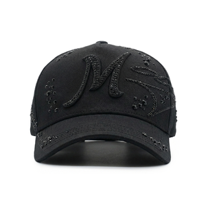 Gorra de Béisbol Total Black 31 Gorra El Mago 31 Hats Bordada Thirty One Hats con Visera Ancha y Pedrería Gorras 31 Hats El <span class=keywords><strong>Magi</strong></span> 2025 - Product Image 3