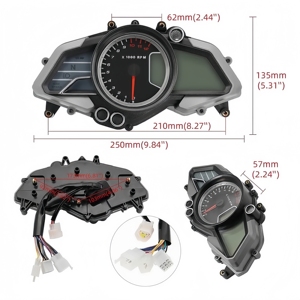 มาตรวัดความเร็วแบบดิจิตอลสำหรับรถมอเตอร์ไซค์ PULSAR200 พร้อมจอ LCD แสดงผลแบบดิจิตอล มีสินค้าพร้อมส่ง - Product Image 2