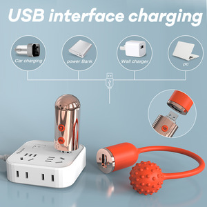 Double-Headed Silicone <b>Vibrating</b> Egg Detachable USB Charging Strong <b>Vibration</b> Waterproof High-End Female Adult Sex - Product Image 4