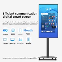 AWSTOUCH Terminal Táctil Todo en Uno para Transmisión en Vivo, Pantalla Grande, Influencers, Comercio Electrónico, Funciones Interactivas, Pantalla con IA