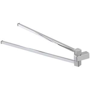 Porta toallas cromado serie Unica de 39 cm de longitud para uso en el baño - Product Image 1