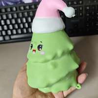 Nouveauté : Jouets Squishy de Noël, Arbre de Noël Géant à Presser, Jouet Anti-Stress à Remontée Lente, Cadeaux de Noël