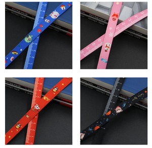 สายชาร์จ USB C แบบ 3 in 1 สำหรับโทรศัพท์มือถือ พาวเวอร์แบงค์ และใช้ในรถยนต์ สายไนลอนแบบ Type-C/Micro USB พร้อมสายคล้องคอแบบมีไม้บรรทัด - Product Image 3