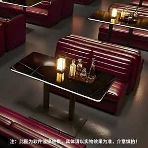 ชุดโต๊ะและเก้าอี้สำหรับร้านกาแฟร้านกาแฟร้านกาแฟร้านกาแฟบาร์โซฟาสไตล์ย้อนยุค - Product Image 6