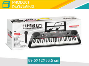 Clavier de piano électronique pour enfants, 61 touches, avec pupitre <span class=keywords><strong>et</strong></span> microphone - Product Image 6